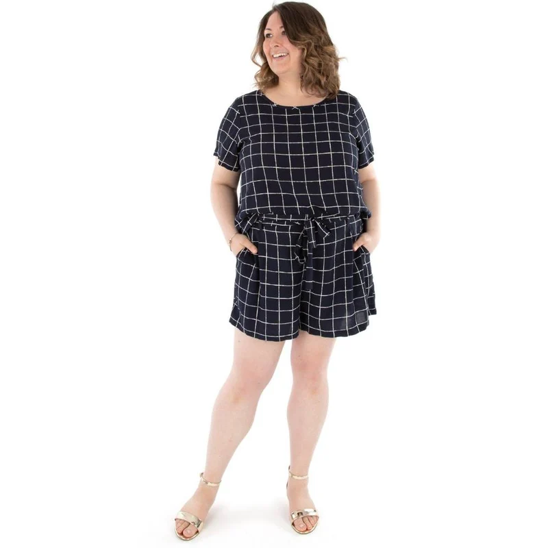 PDF PATRON DE COUTURE | 3908 | SIMONE Shorts et pantalons à jambes larges | Jalie | BILINGUE (FR/EN)