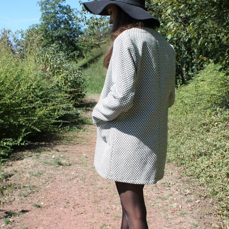 Patron de couture PDF | Le manteau Veïa | Cha’Coud | Français seulement
