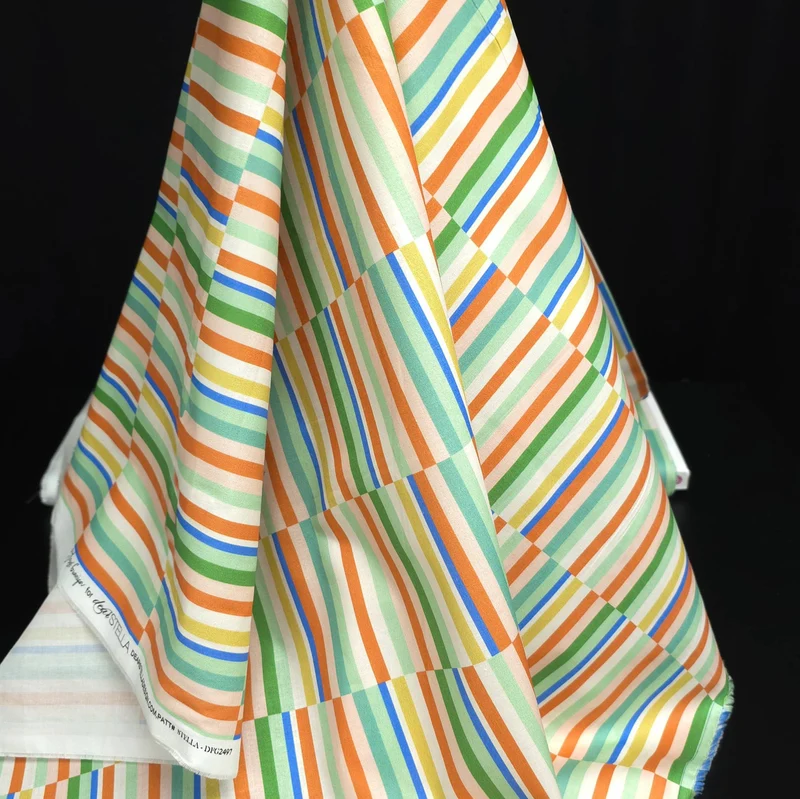 Tissu en coton Dear Stella – Faye Guanipa – Rayures multicolores