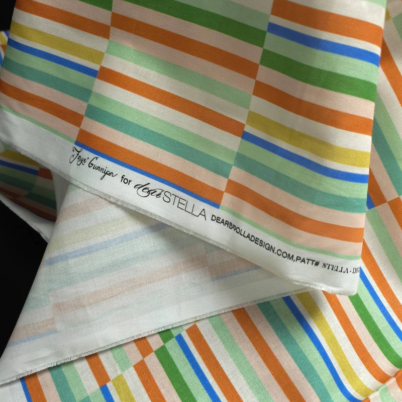 Tissu en coton Dear Stella – Faye Guanipa – Rayures multicolores
