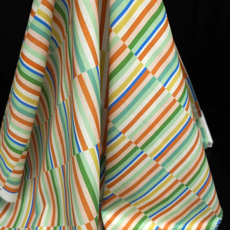 Tissu en coton Dear Stella – Faye Guanipa – Rayures multicolores