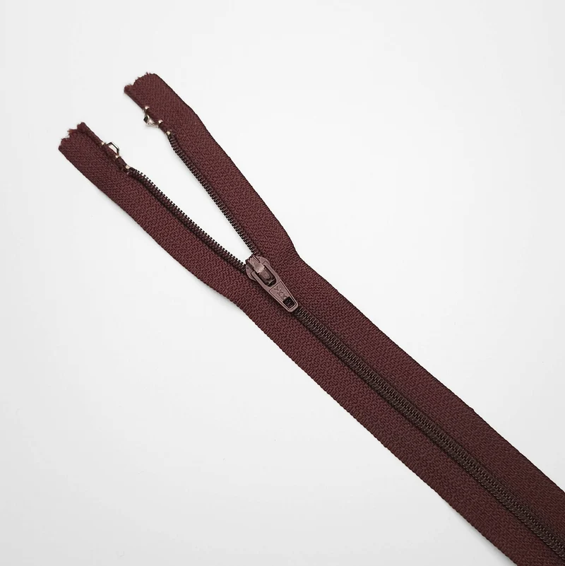 Fermeture éclair YKK | Fermeture à spirale en nylon | N° 2 | 22 cm | ZIP1049 - ZIP1051