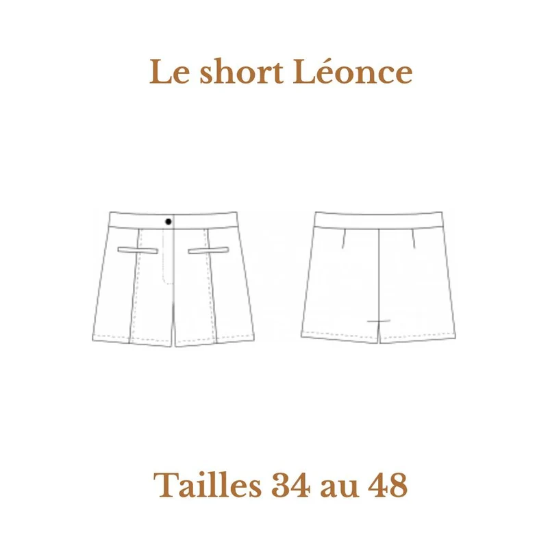 PATRON DE COUTURE PDF | Short Léonce | Cha’Coud | FRANÇAIS SEULEMENT