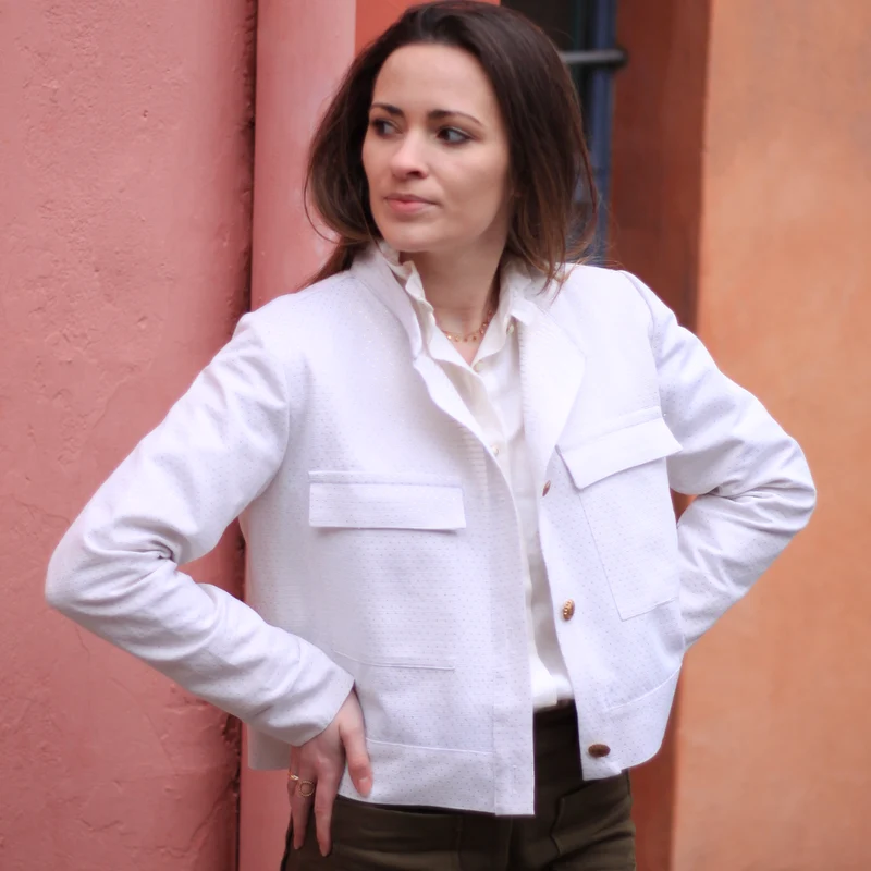 PATRON DE COUTURE PDF | Veste Clarence | Cha’Coud | Français seulement