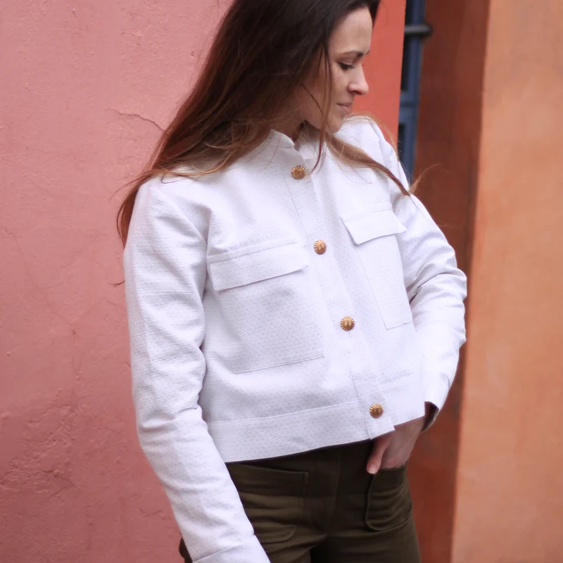PATRON DE COUTURE PDF | Veste Clarence | Cha’Coud | Français seulement