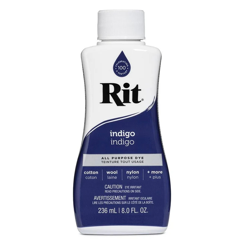 RIT All Purpose | Teinture liquide tout usage | Indigo | 236 ml (8 oz)