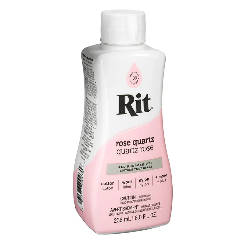 RIT All Purpose | Teinture liquide tout usage | Quartz Rose | 236 ml (8 oz)