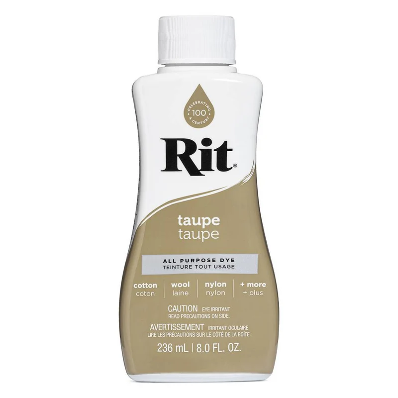 RIT All Purpose | Teinture liquide tout usage | Taupe | 236 ml (8 oz)