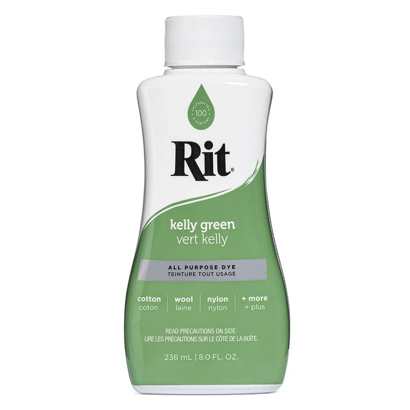 RIT All Purpose | Teinture liquide tout usage | Vert Kelly | 236 ml (8 oz)