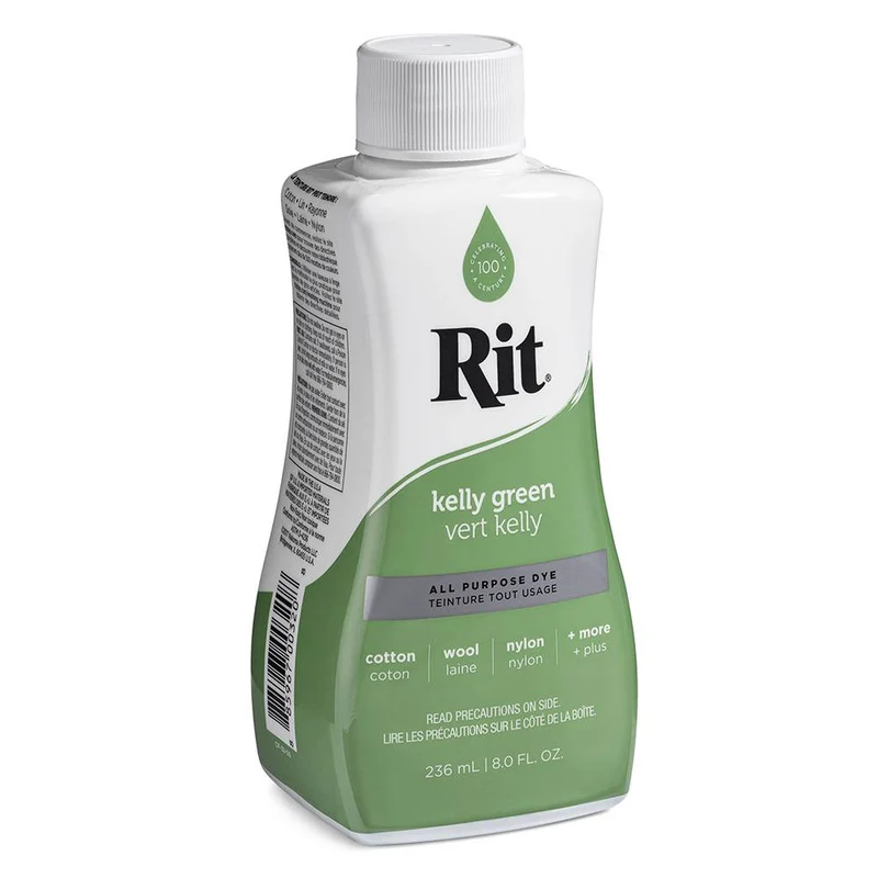 RIT All Purpose | Teinture liquide tout usage | Vert Kelly | 236 ml (8 oz)