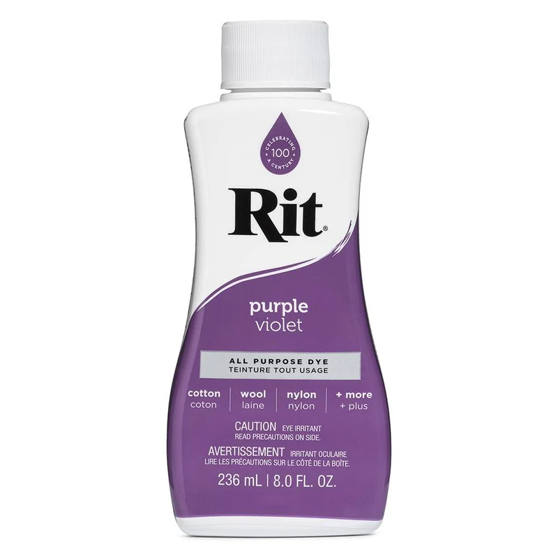 RIT All Purpose | Teinture liquide tout usage | Violet | 236 ml (8 oz)