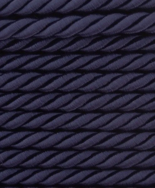 Navy Blue Flanged Cord 5mm