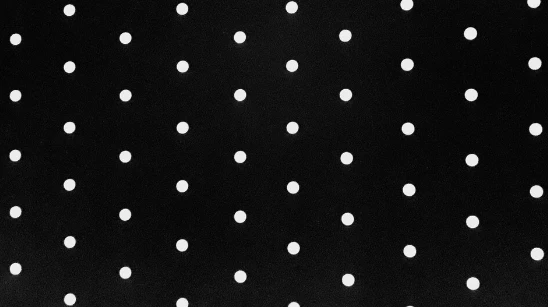 White Polka Dots