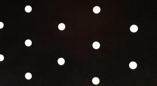 White Polka Dots