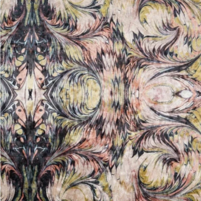 Pink Kaleidoscope Crushed Velvet