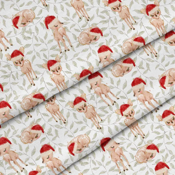 Winter Forest Waterproof Oilcloth Fabric