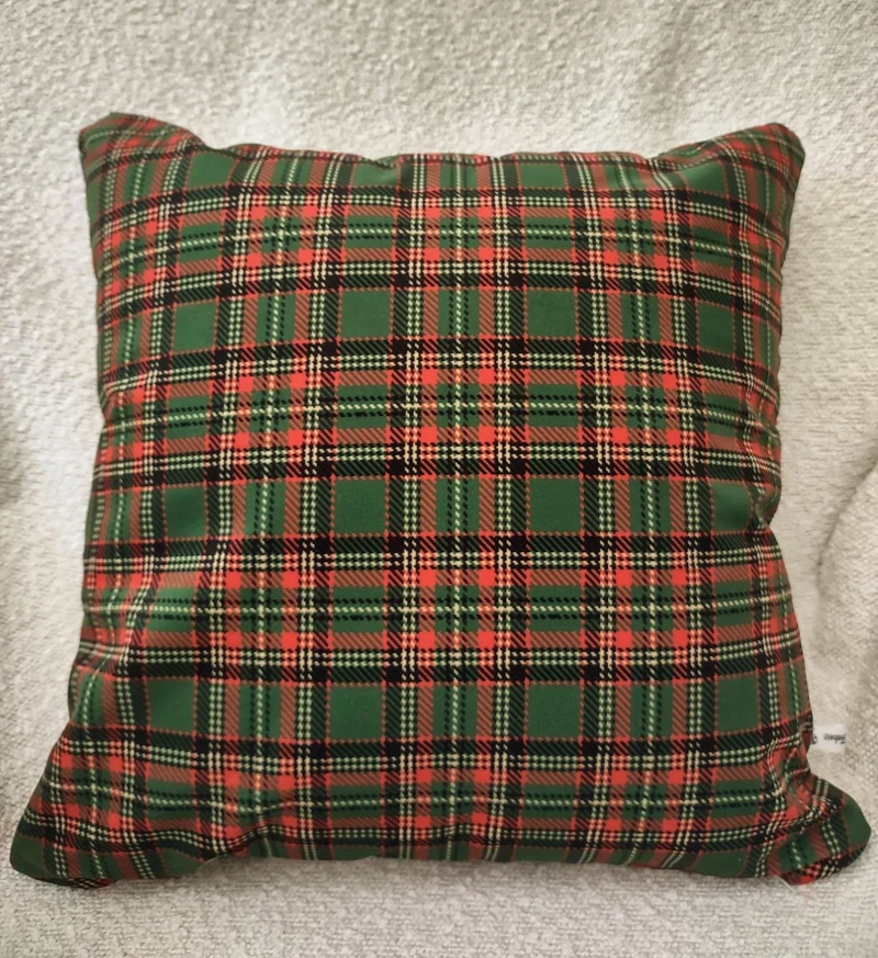 Christmas Figurines Velvet Cushion Cover 50x50cm