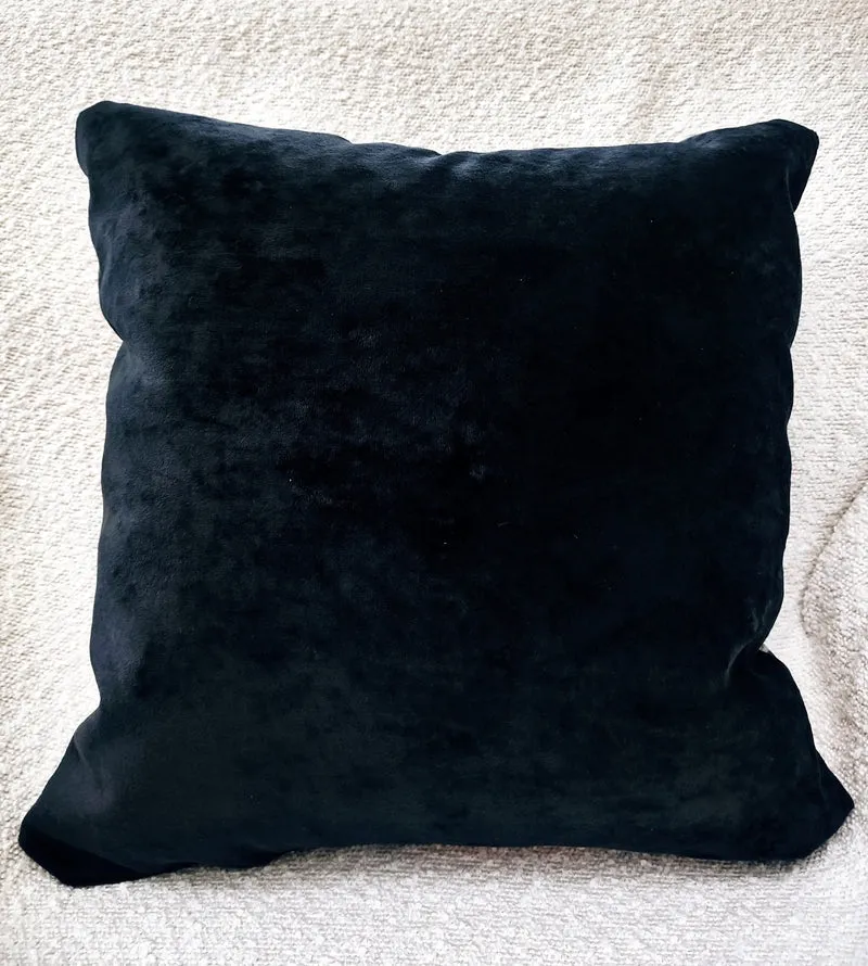 Christmas Poinsettia Velvet Cushion Cover 50x50cm