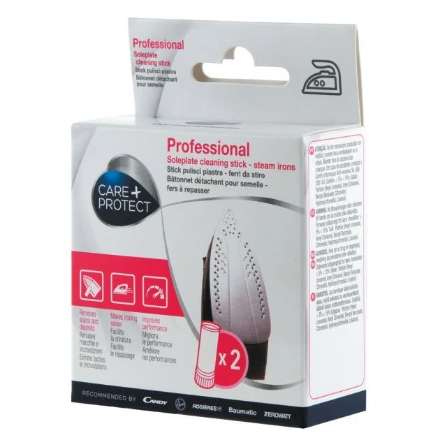 Accessoire - Nettoyant fer à repasser CARE+PROTECT, Spécial semelles, 2 bâtonnets - CDS9602 - 35601790