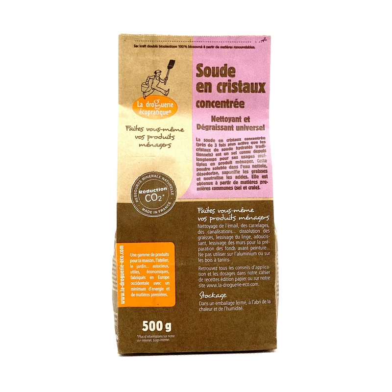 Soude en cristaux - 500G