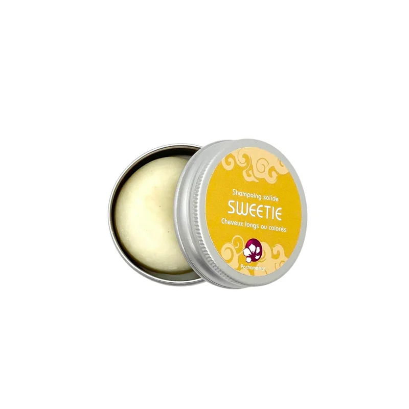 Shampoing Sweetie Pachamamai - cheveux longs ou colorés - format voyage rechargeable