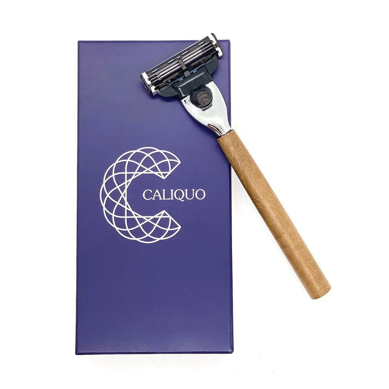 Rasoir durable avec manche en bois de chêne