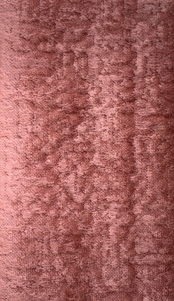 Textued Pink Linen Velvet