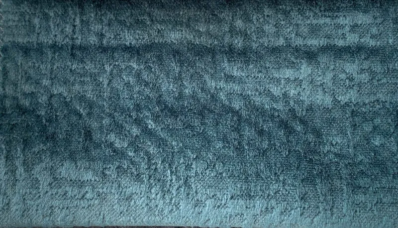 Textued Teal Linen Velvet