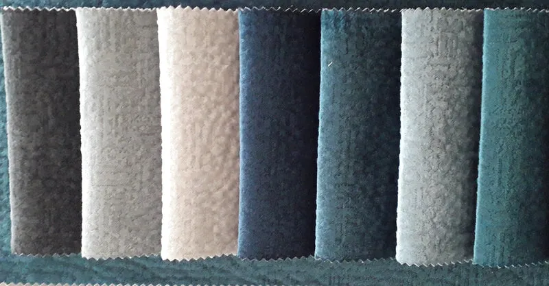 Textued Navy Linen Velvet