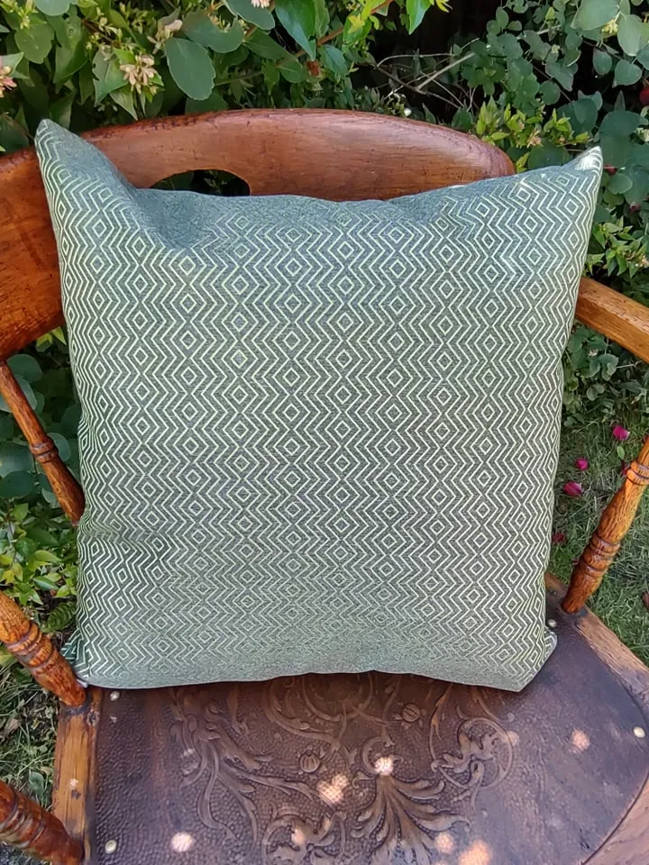 Luxury Embroidered Green Outdoor Fabric