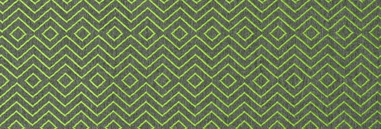 Luxury Embroidered Green Outdoor Fabric