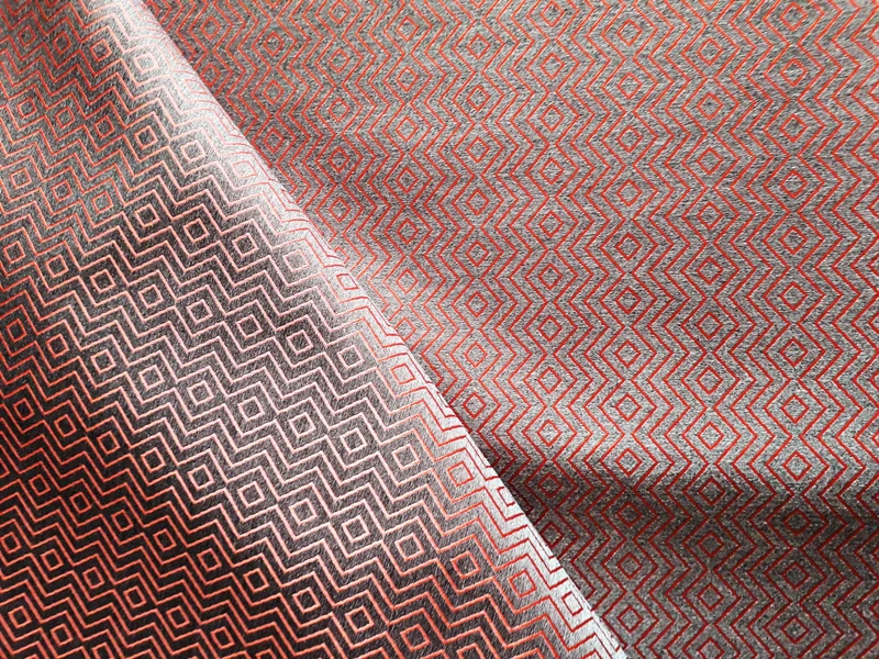 Luxury Embroidered Orange Fabric