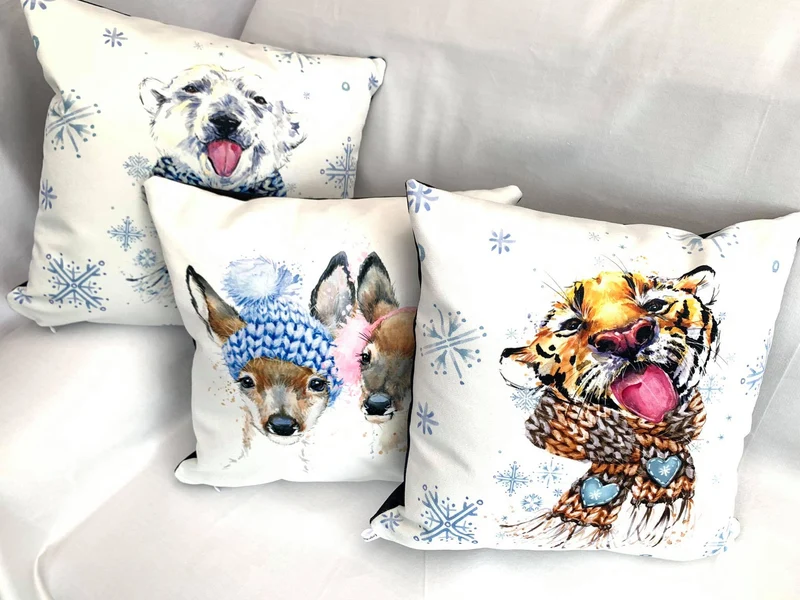 Winter Doe White Pillowcase 45x45cm
