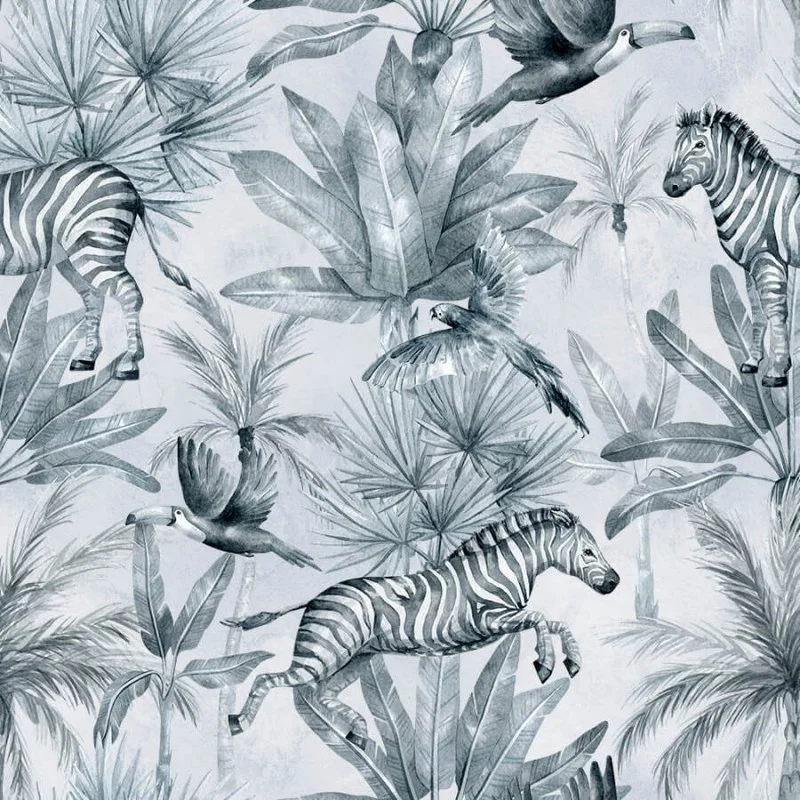 Silver Jungle Cotton