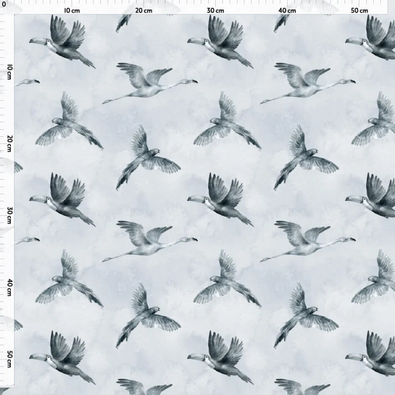 Silver Birds Cotton
