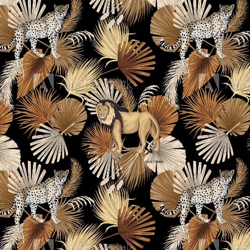 Golden Jungle Cotton