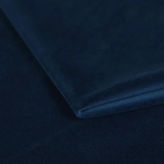 Navy Blue Shiny Velvet