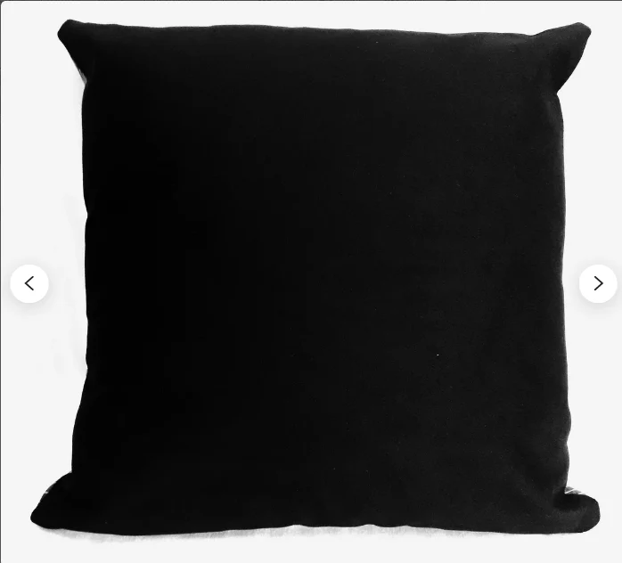 Black Yellow Deers Velvet Pillow Cover 40x40cm+ Zippered