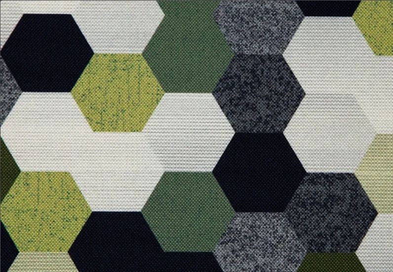Geometric Mosaic Fabric - 3 Colors to Choose Sold By Half Meter