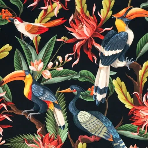 Exotic Birds Velvet