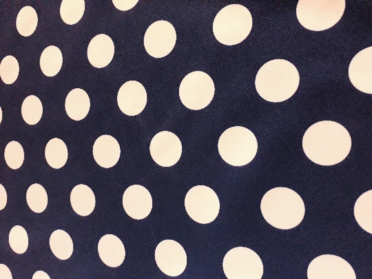 Dotted Navy Velvet