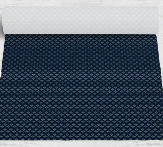 Navy Lovely Bees Velvet