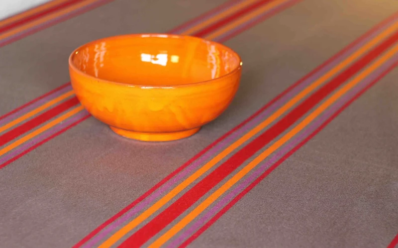NAPPE COTON SATINÉ "ESPELETTE"