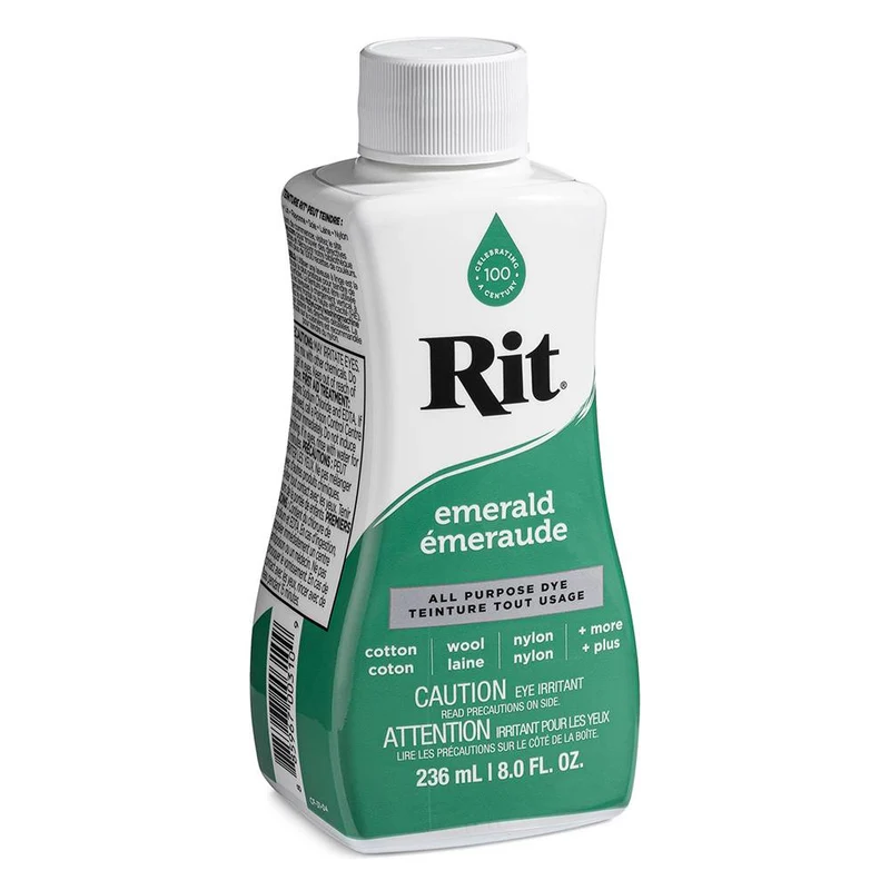 RIT All Purpose | Teinture liquide tout usage | Émeraude | 236 ml (8 oz)