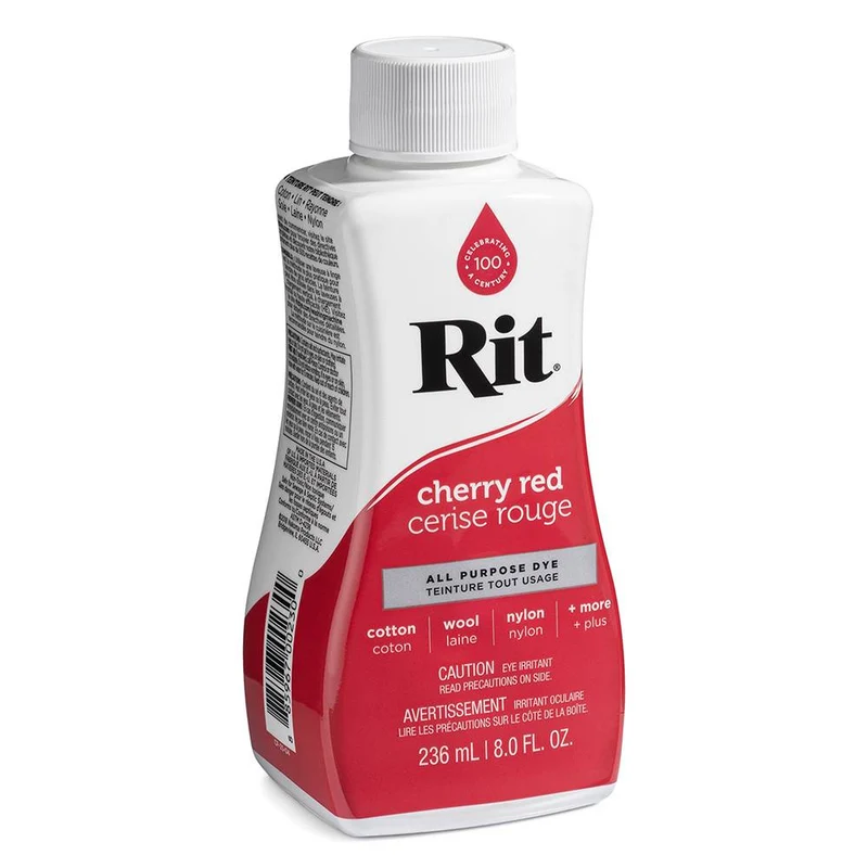 RIT All Purpose | Teinture liquide tout usage | Cerise Rouge | 236 ml (8 oz)