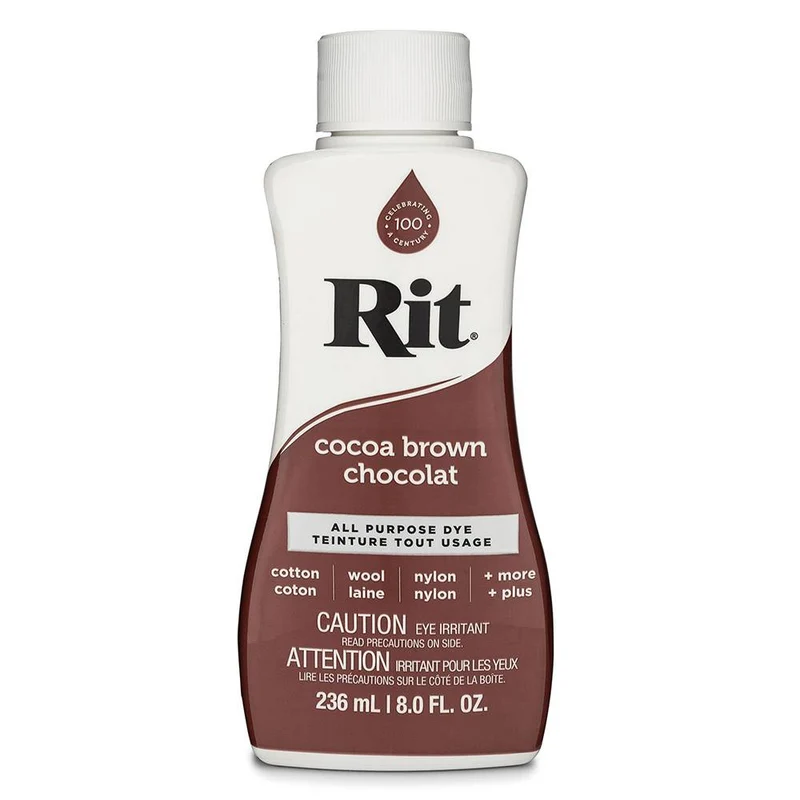 RIT All Purpose | Teinture liquide tout usage | Chocolat | 236 ml (8 oz)