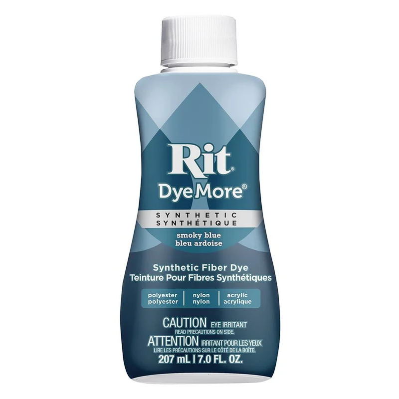 Rit DyeMore – Teinture pour tissus synthétiques | Bleu Ardoise | 207 ml (7 oz)