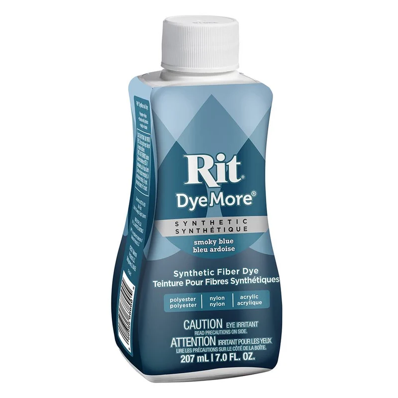 Rit DyeMore – Teinture pour tissus synthétiques | Bleu Ardoise | 207 ml (7 oz)