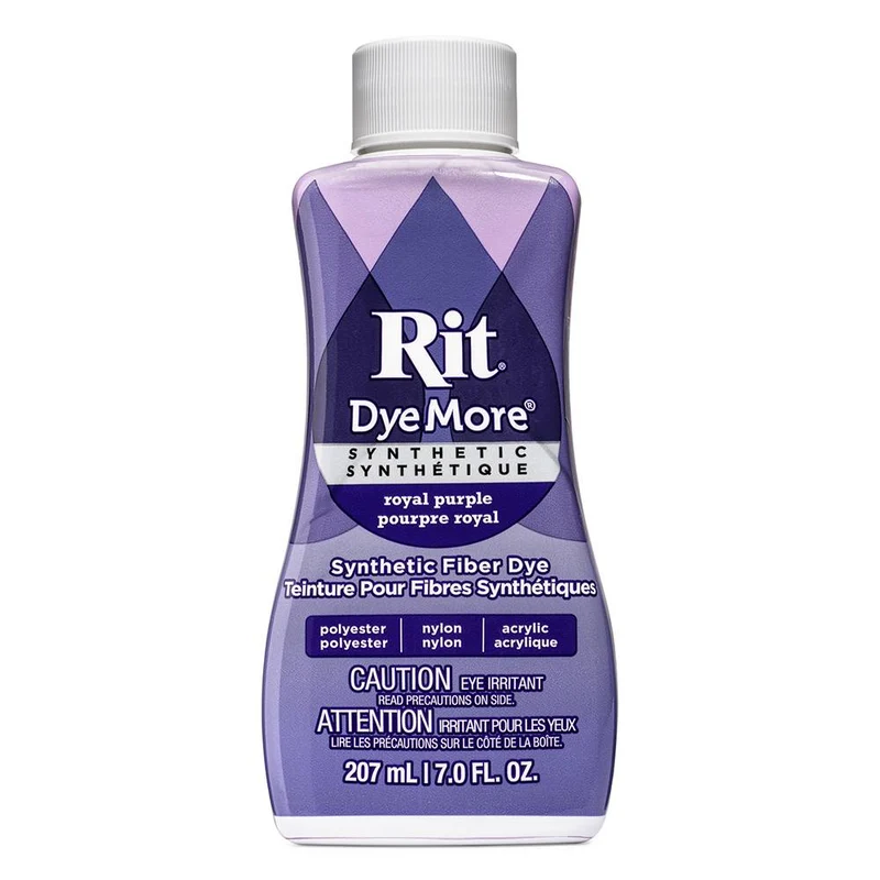 Rit DyeMore – Teinture pour tissus synthétiques | Pourpre Royal | 207 ml (7 oz)