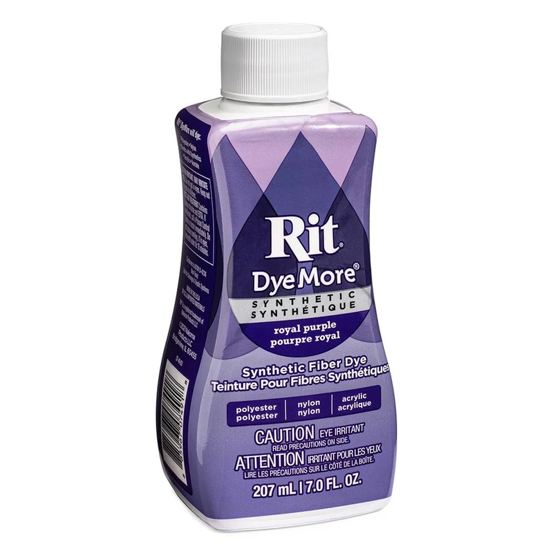 Rit DyeMore – Teinture pour tissus synthétiques | Pourpre Royal | 207 ml (7 oz)
